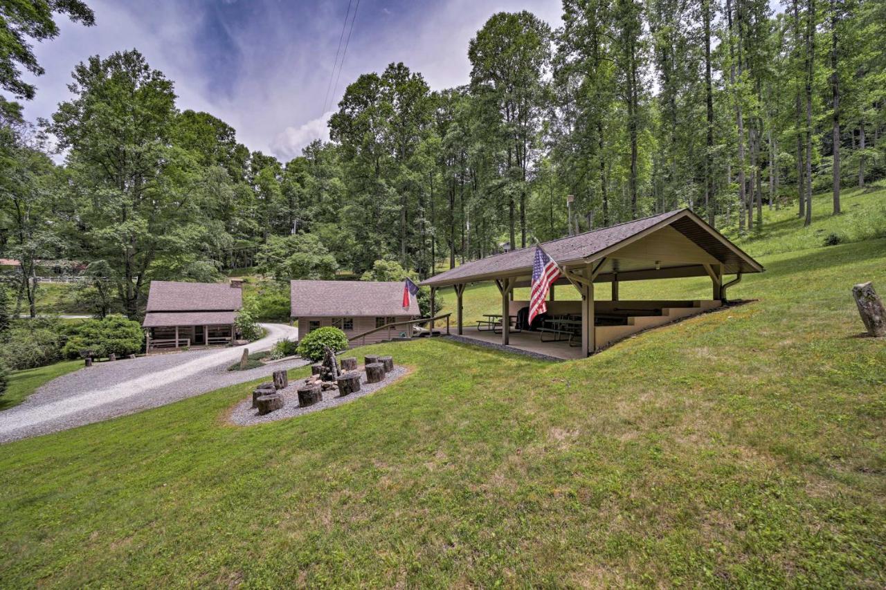 Historic Cabin Grill And Hiking Trail Access! Bryson City Eksteriør bilde