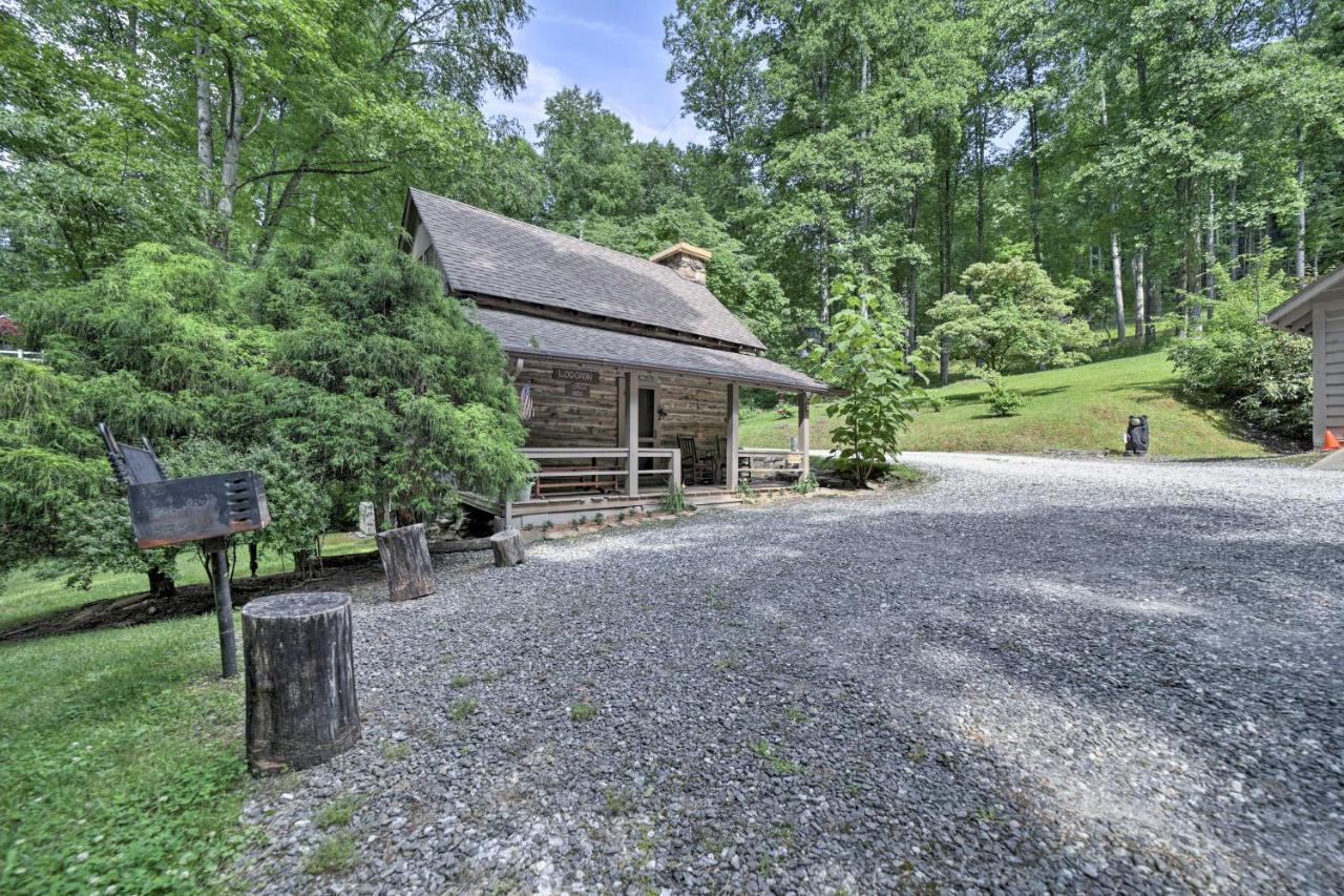 Historic Cabin Grill And Hiking Trail Access! Bryson City Eksteriør bilde